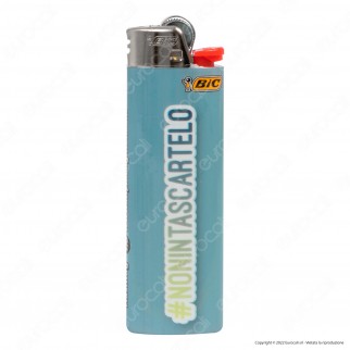 Bic Maxi J26 Accendino Grande Fantasia Hashtag - Box da 50 Accendini