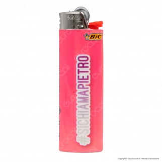 Bic Maxi J26 Accendino Grande Fantasia Hashtag - Box da 50 Accendini