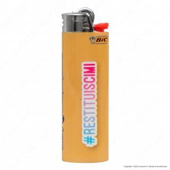 Bic Maxi J26 Accendino Grande Fantasia Hashtag - Box da 50 Accendini