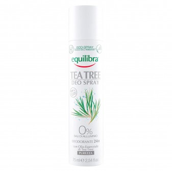 Equilibra Deodorante Spray Purezza con Tea Tree e Senza Sali di