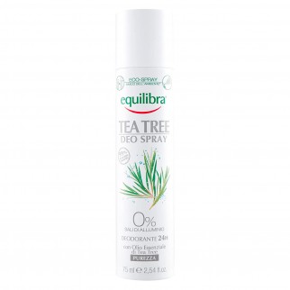 Equilibra Deodorante Spray Purezza con Tea Tree e Senza Sali di
