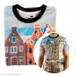 Grace Glass T-Shirt Manica Corta Maglietta in Tessuto Traspirante - Fantasia Amsterdam
