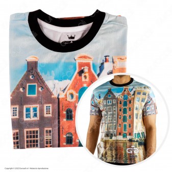 Grace Glass T-Shirt Manica Corta Maglietta in Tessuto Traspirante -