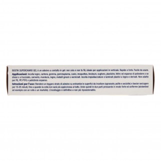 Bostik Superchiaro Gel Adesivo Universale Super Forte - Flacone da 50g
