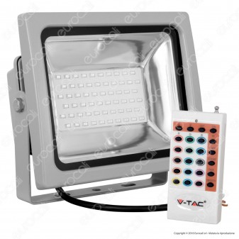 V-Tac VT-4732 RGB Multicolore Faretto LED 30W da Esterno con