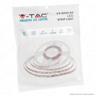 V-Tac VT-5050-60 Striscia LED Flessibile 55W SMD Monocolore 60