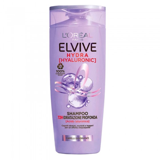 L'Oréal Paris Elvive Hydra Hyaluronic Shampoo Idratazione Profonda L'Oréal Paris Elvive Hydra Hyaluronic Shampoo Idratazione Profonda