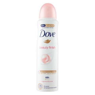 Dove Deodorante Spray Beauty Finish 48h Magnolia & Ninfea 0% Alcol
