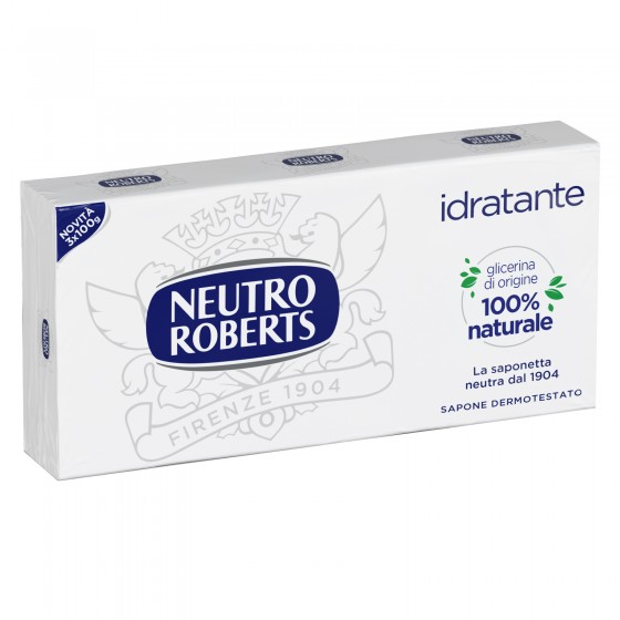 Neutro Roberts Saponette Solide Idratanti con Glicerina Naturale - 3 Neutro Roberts Saponette Solide Idratanti con Glicerina Naturale - 3