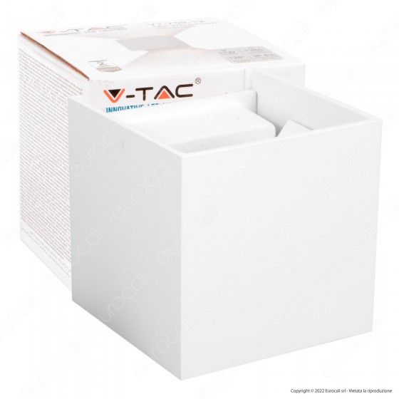 V-Tac VT-759-12 Lampada LED da Muro 11W Wall Light Bianca con V-Tac VT-759-12 Lampada LED da Muro 11W Wall Light Bianca con