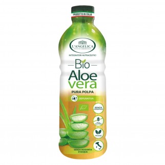 L'Angelica Aloe Vera Biologica Pura Polpa Senza Zucchero e Gluten