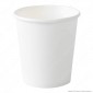 Immagine 2 - 50 Bicchieri in Carta Biodegradabile Colore Bianco per Bevande Calde