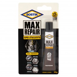 Bostik Max Repair Super Attaccatutto Adesivo Trasparente Universale