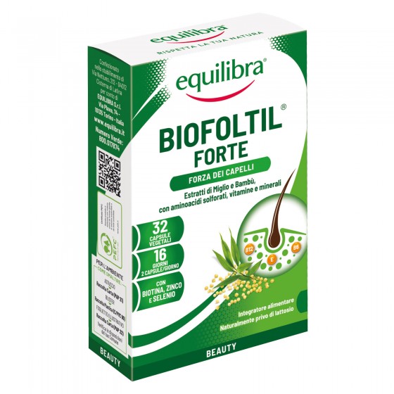 Equilibra Integratore Pelle e Bellezza Biofoltil Forte Unghie e Equilibra Integratore Pelle e Bellezza Biofoltil Forte Unghie e