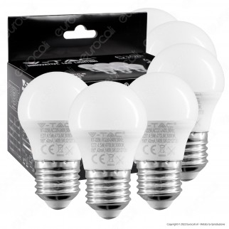 V-Tac VT-2256 Super Saver Pack 6x Lampadina LED E27 4.5W Bulb V-Tac VT-2256 Super Saver Pack 6x Lampadina LED E27 4.5W Bulb