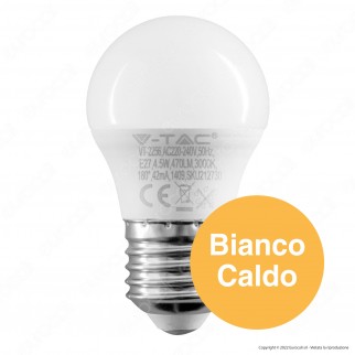 V-Tac VT-2256 Super Saver Pack 6x Lampadina LED E27 4.5W Bulb V-Tac VT-2256 Super Saver Pack 6x Lampadina LED E27 4.5W Bulb