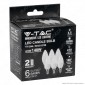 Immagine 3 - V-Tac VT-2246 Super Saver Pack 6x Lampadina LED E14 4.5W Candle