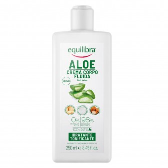 Equilibra Aloe Crema Corpo Fluida Idratante e Tonificante con Ginseng