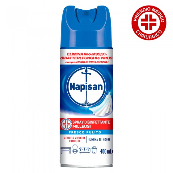 Napisan Disinfettante Spray Milleusi Superfici al Profumo di Fresco Napisan Disinfettante Spray Milleusi Superfici al Profumo di Fresco