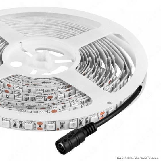 V-Tac VT-5050-60 Striscia LED Flessibile 55W SMD 60 LED/metro 12V - V-Tac VT-5050-60 Striscia LED Flessibile 55W SMD 60 LED/metro 12V -