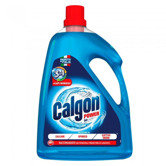 Calgon Power Gel 3in1 Anticalcare per Lavatrice - Flacone da 2,25 Calgon Power Gel 3in1 Anticalcare per Lavatrice - Flacone da 2,25