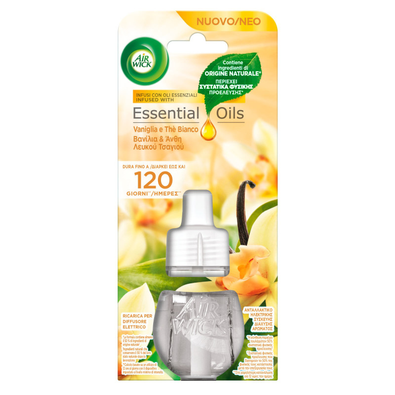 Air Wick Essential Oils Ricarica per Diffusore Elettrico Profumo