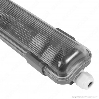 V-Tac VT-15028 Plafoniera Porta Tubi LED IP65 per 1 Tubo T8 da 150cm