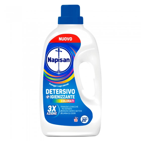 Napisan Detersivo Igienizzante Liquido Capi Colorati per Lavatrice Napisan Detersivo Igienizzante Liquido Capi Colorati per Lavatrice