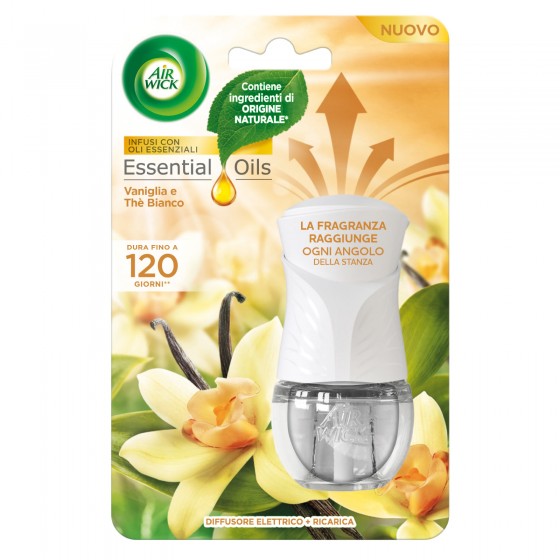 Air Wick Essential Oils Diffusore Elettrico con Ricarica Profumo Air Wick Essential Oils Diffusore Elettrico con Ricarica Profumo