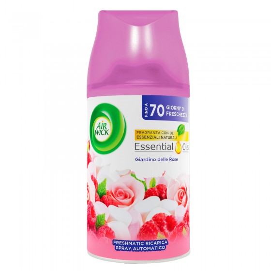 Air Wick Freshmatic Essential Oils Profumo di Giardino delle Rose - Air Wick Freshmatic Essential Oils Profumo di Giardino delle Rose -