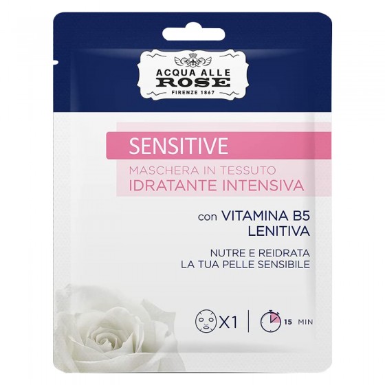 Acqua alle Rose Sensitive Maschera in Tessuto Idratante Intensiva per Acqua alle Rose Sensitive Maschera in Tessuto Idratante Intensiva per
