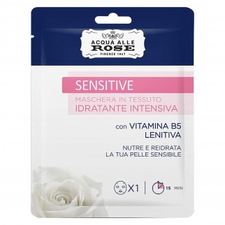 Acqua alle Rose Sensitive Maschera in Tessuto Idratante Intensiva per