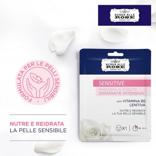 Acqua alle Rose Sensitive Maschera in Tessuto Idratante Intensiva per