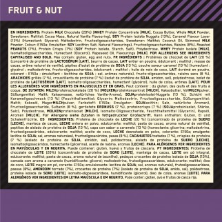 Optimum Nutrition Fruit e Nut Protein Crisp Barretta Frutta Secca -