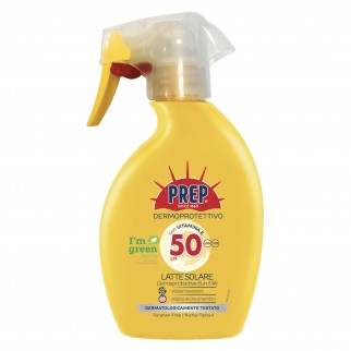 Prep Latte Solare SPF 50 Spray Dermoprotettivo con Vitamina E -