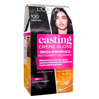L'Oréal Casting Crème Gloss Tattamento Colorante 100 Liquirizia Senza Ammoniaca