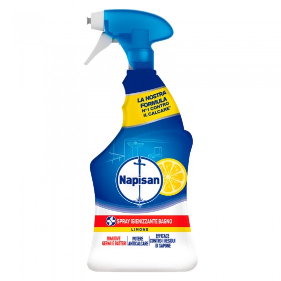 Napisan Spray Igienizzante Bagno Anticalcare al Limone - Flacone da 750ml