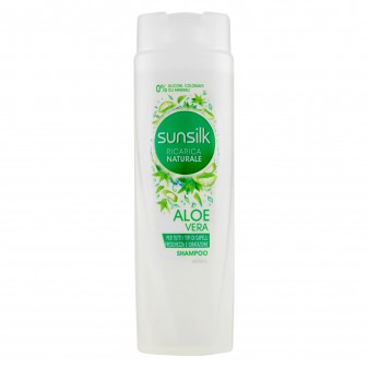 Sunsilk Ricarica Naturale Shampoo Aloe Vera per Tutti i Tipi di