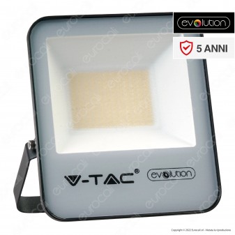 V-Tac Evolution VT-30185 Faro LED Floodlight 30W SMD IP65 Nero - SKU 20449 /...
