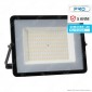 V-Tac Pro VT-100 Faro LED Floodlight 100W SMD Slim IP65 Chip Samsung Nero - SKU 21412 / 21413 / 21414