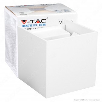 V-Tac VT-759 Lampada LED da Muro 5W Wall Light Bianca con