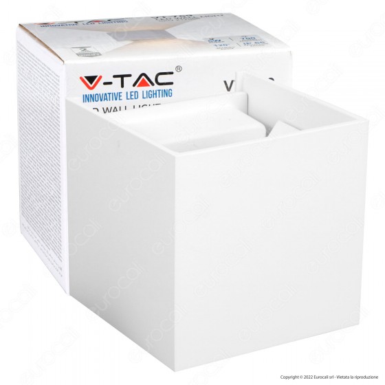 V-Tac VT-759 Lampada LED da Muro 5W Wall Light Bianca con V-Tac VT-759 Lampada LED da Muro 5W Wall Light Bianca con