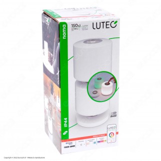 Lutec Noma 2x Lampada LED Modulare da Tavolo 2.3W Dimmerabile RGB+W