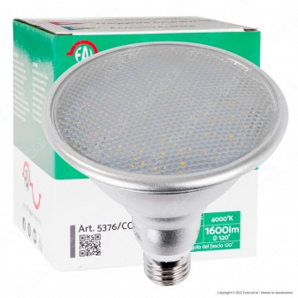 FAI Lampadina LED E27 PAR Lamp 18W PAR38 IP65 SMD - mod. 5376/CA /