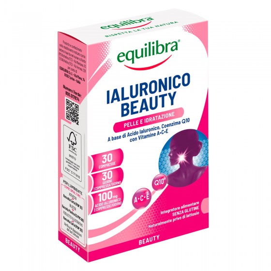 Equilibra Ialuronico Beauty Integratore per l'Idratazione della Pelle Equilibra Ialuronico Beauty Integratore per l'Idratazione della Pelle