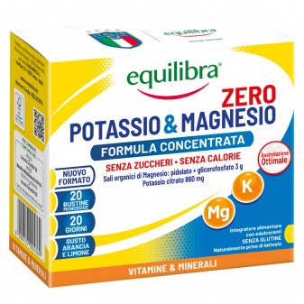 Equilibra Potassio&Magnesio Zero Zuccheri e Calorie Integratore per il...