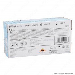Gardening Guanti Monouso Bianco Trasparente in Vinile Senza Talco