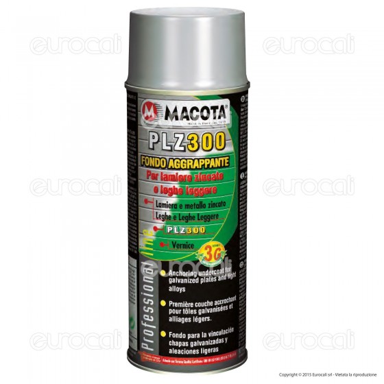 Spray Macota PLZ300 - Fondo Aggrappante per Metalli Spray Macota PLZ300 - Fondo Aggrappante per Metalli