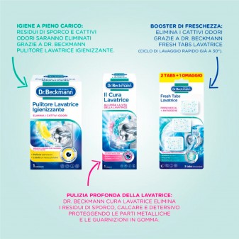 Dr. Beckmann Il Cura Lavatrice Elimina Sporco e Calcare con Carboni
