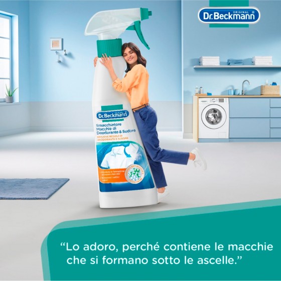 Smacchiatore Spray per Residui di Deodorante e Sudore Dr. Beckmann